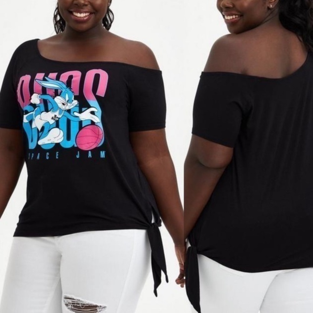 NWT Torrid size 2 Space Jam 2 off shoulder top